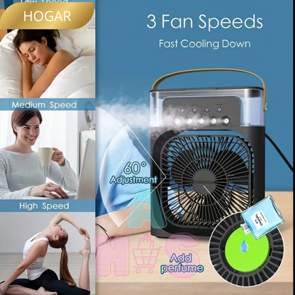 FreshMist Pro™ - Ventilador Humidificador Aire 2 en 1